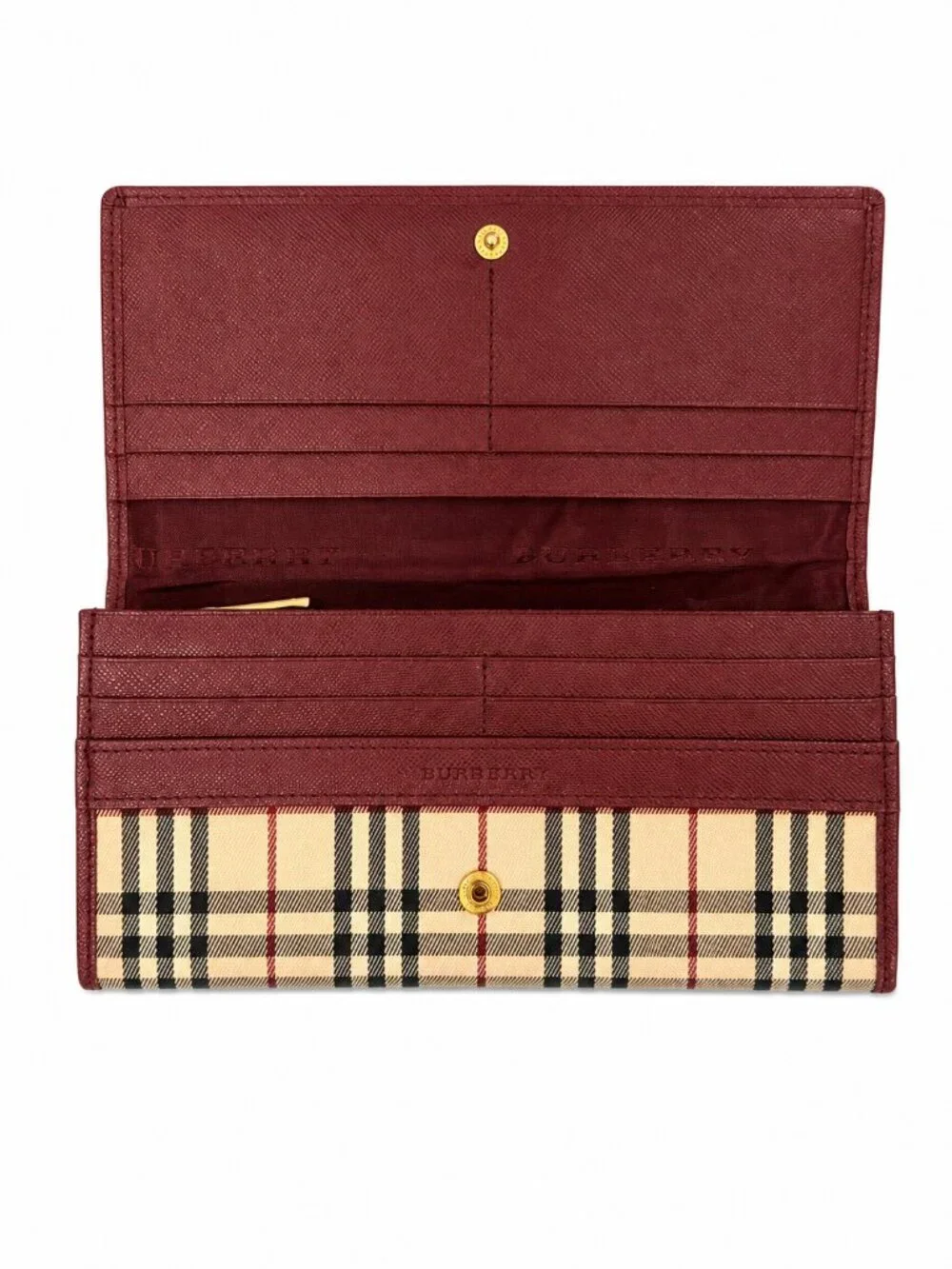 Vintage Burberry Continental Nova Check Trifold Wallet - Picture 2 of 7